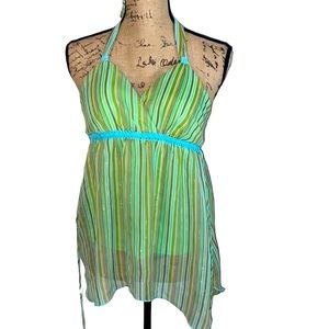 Halter Top L | Built in bra  | Vintage halter top L